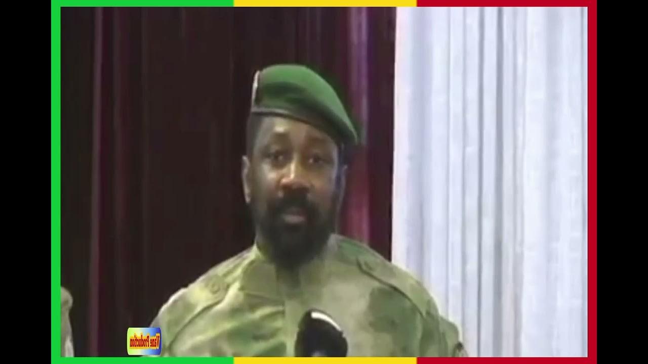 Écouter Le Discours Président De La Transition Colonel Assim Koïta