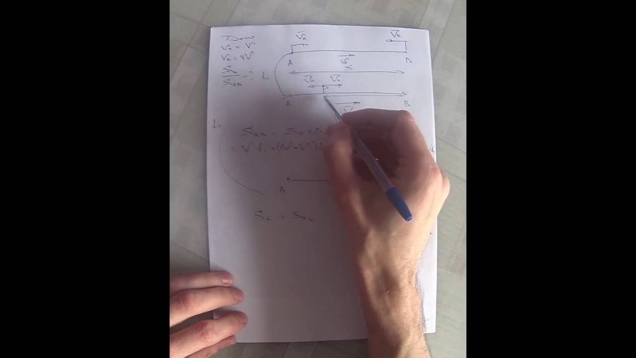 Из пункта А в пункт В, расположенный ниже по течению реки, отправился ...