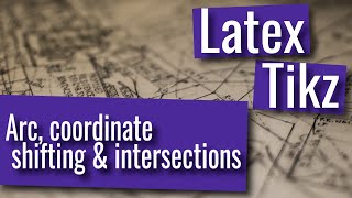 Tikz - Arc, coordinate, shifting and intersections