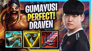 GUMAYUSI PERFECT GAME WITH DRAVEN! - T1 Gumayusi Plays Draven ADC vs Kai'sa! | Season 2023