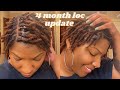 4 month loc update🌱+ fresh retwist