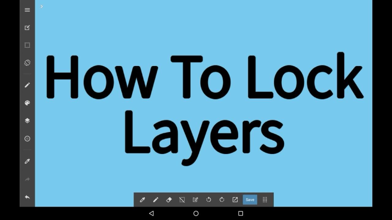 How To Lock Layers Medibang Paint Tutorial For Beginners YouTube