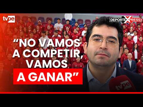 PERU GOES FOR OVER 100 MEDALS! The forceful message from the Peruvian Olympic Committee