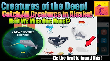 CATCH ALL CREATURES in 5 Minutes ALASKA Creatures of the Deep: Fishing❗