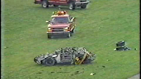 Rusty Wallace Talladega Crash And Crazy Finish ORI...