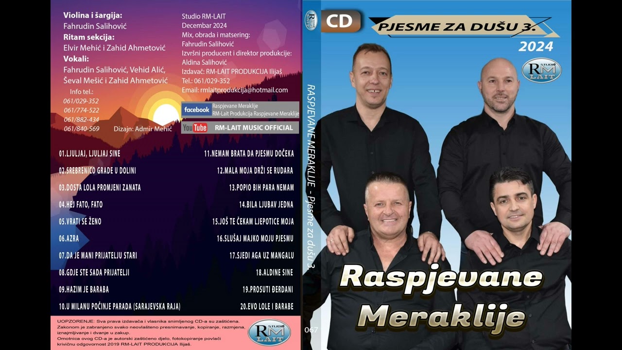 Raspjevane Meraklije 2024 - Pjesme za dušu 3. (CIJELI ALBUM)