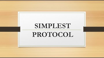 SIMPLEST PROTOCOL FOR NOISELESS CHANNELS| Design, Algorithm