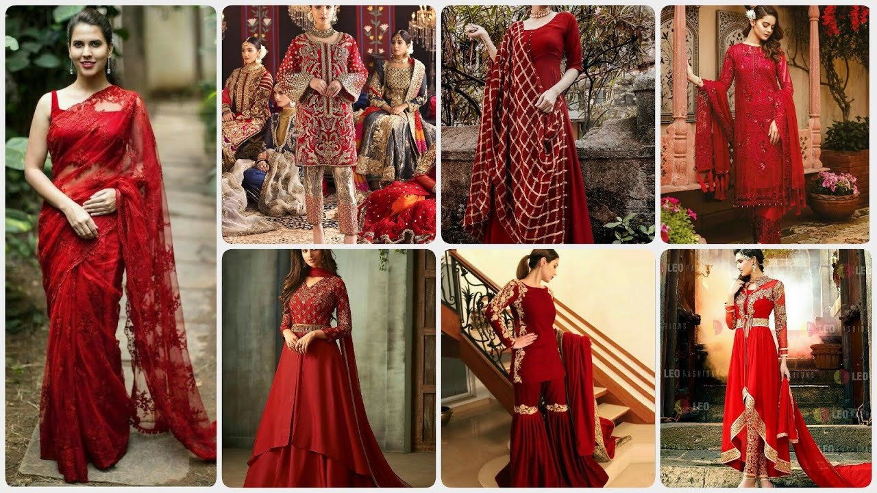 two colour combination gown