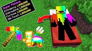 MINECRAFT But, Sleeping Gives Op🔥Items🤯