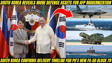 South Korea reveals more Defense Assets for AFP Modernization: Delivery of  FA-50 Block 70 Confirms
