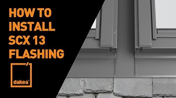 How to install Dakea Combi Slate Flashing (Known as SCX13)?