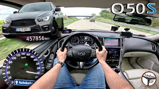 2016 Infiniti Q50s AWD (364 KM) | V-MAX, 0-100, 100-200, 200-250 km/h, PREZENTACJA | 4K