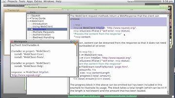 squeak smalltalk tutorial: downloading a library 0.0.0.14.mov
