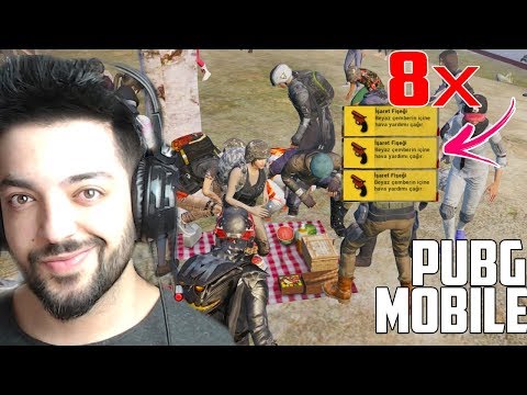 AĞAÇTAN 8 İŞARET FİŞEĞİ ÇIKARDIK 99 KİŞİ AYNI AĞACI SULARSA PUBG MOBİLE