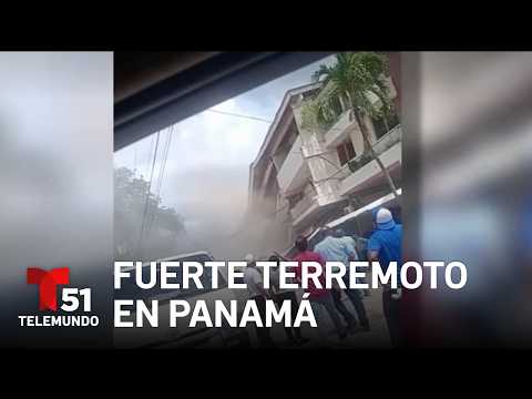 In video: How the 7.6 magnitude earthquake in Panama was experienced