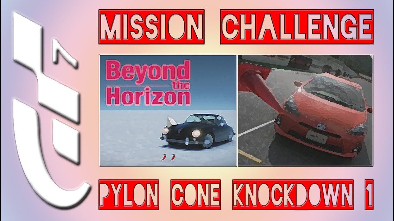 Gran Turismo 7 Misson Beyond the Horizon Cone Challenge Pylon