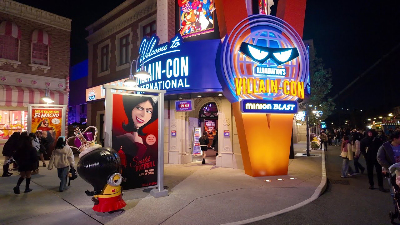 [4K] Illumination’s Villain-Con Minion Blast at Universal Studios Japan 🇯🇵 | POV 60FPS