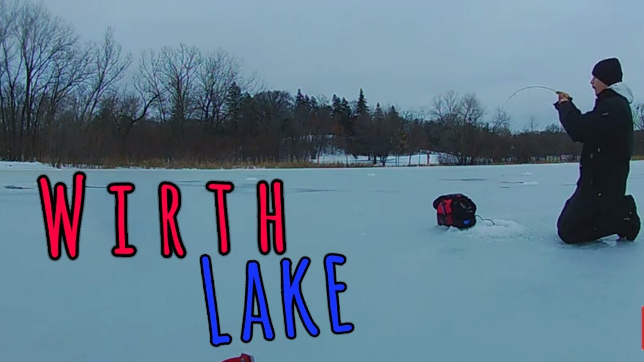 Ice Fishing Minneapolis Wirth Lake YouTube