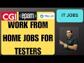WFH Testing Jobs | Manual Testing| QA Jobs| Rd Automation Learning