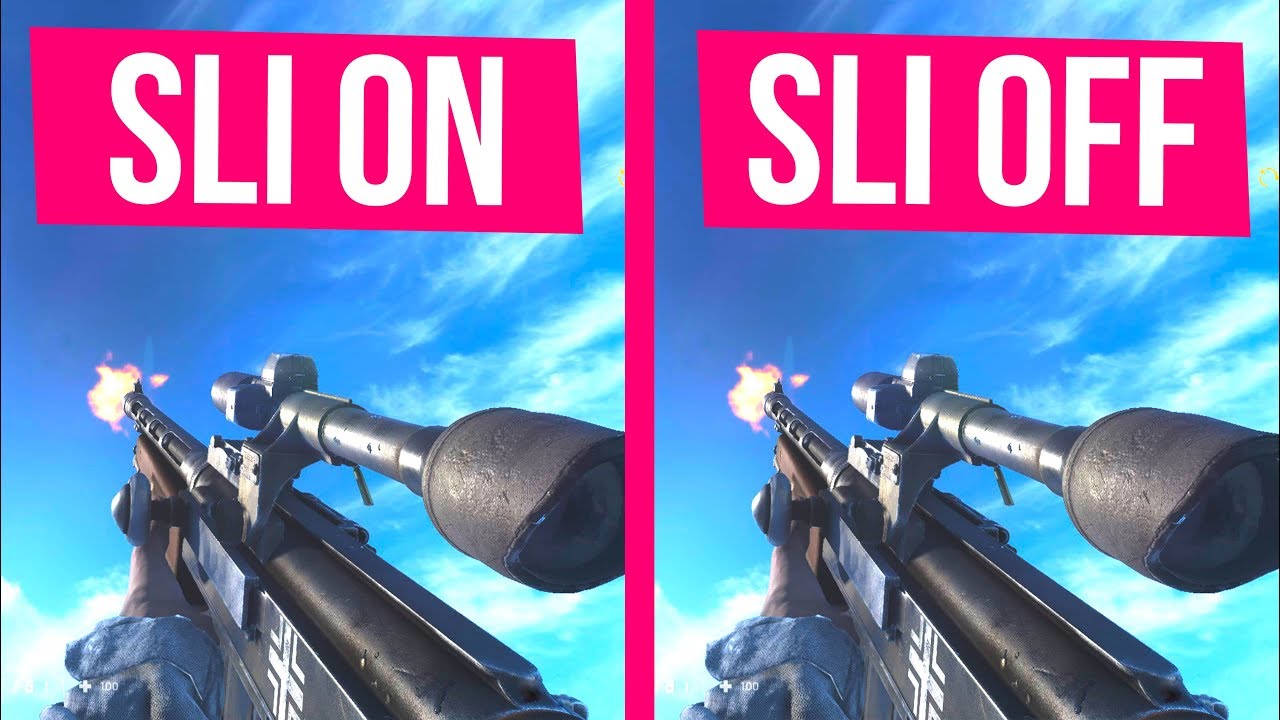 SLI Still Worth It? Battlefield V Tested with Two Graphics Cards! YouTube
