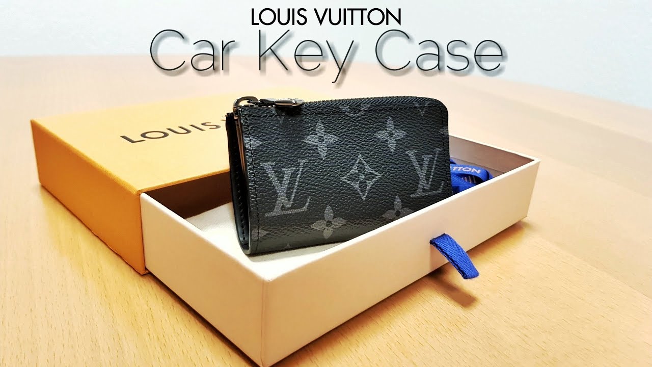 LOUIS VUITTON 2018 Men&#39;s Car Key Case Review - YouTube