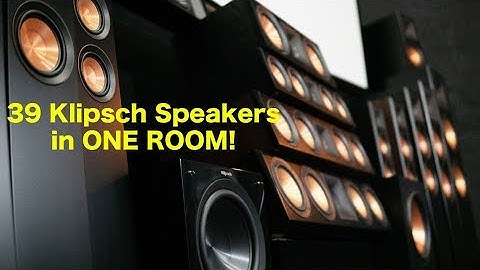 Klipsch Dolby Atmos 7.2.4 System! INSANE 39 Speaker The Klipsch WALL!That Home Theater Dude Meet!