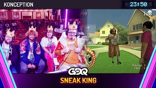 Sneak King by Konception in 23:50 - Awesome Games Done Quick 2024