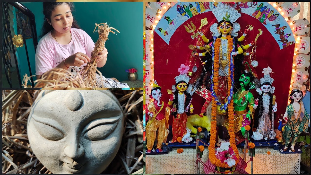 sabeki style Durga Maa idol/murti 2023 || bengoli style Durga Maa idol || idol making