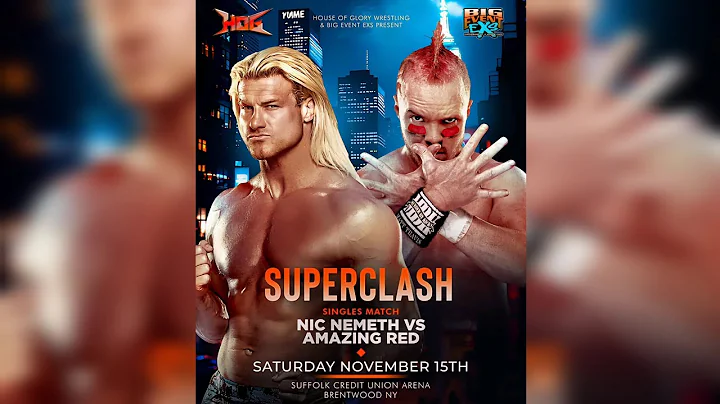 Amazing Red v. Nic Nemeth #fancam #fullmatch #HOGClash @HOGwrestling 