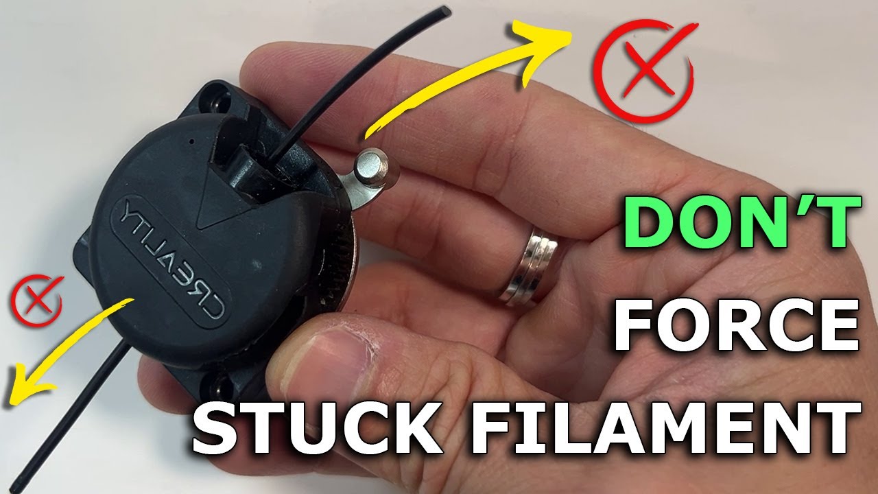 Don't Forcefully Pull Stuck Filament Out of Extruder and How to Fix the ...
