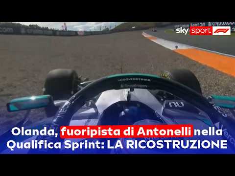 Video F1, Kimi Antonelli: errore nel Q1 della Qualifica Sprint in Olanda. Ricostruzione e analisi