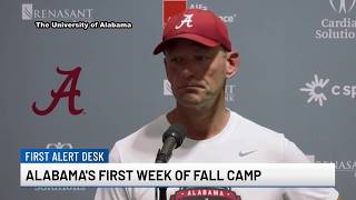 Alabama's first week of fall camp