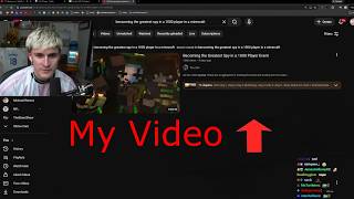 Ludwig (almost) reacted to my video