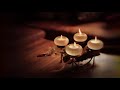 Wiccan Candles — Burning Flame &amp; Wind Chimes AMBIENCE