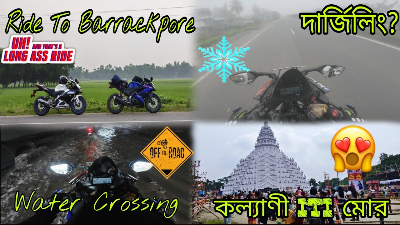 মহালয়াতে Bike Ride এ গেলাম কলকাতা🤗 | পুরো যেনো Darjeeling 😱| Big Water Crossing 🤟 | কি কিনে আনলাম?😍
