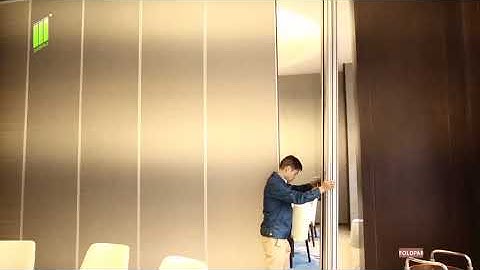 Doorfold Sliding Folding Partitions Movable Walls Commercial Soundproof Room Division