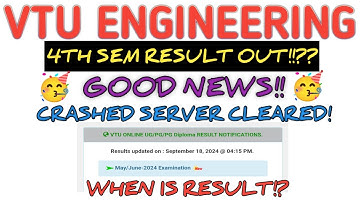 4TH SEM RESULT OUT??? #examresult #vturesults #vtuupdate #engineering