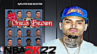 BEST CHRIS BROWN FACE CREATION IN NBA 2K22!!!