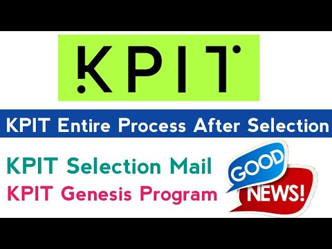 KPIT Selection Mail | KPIT Training Process 2022 | KPIT Genesis Program