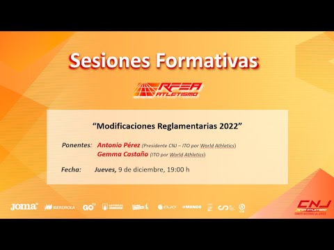 Formación RFEA | CNJ: Modificaciones reglamentarias 2022