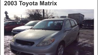Stockton Pick-N-Pull Matrix junk yard parts hunt 1/15/23 (TRD grille)