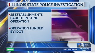 ISP: 25 Illinois establishments caught in sting operation