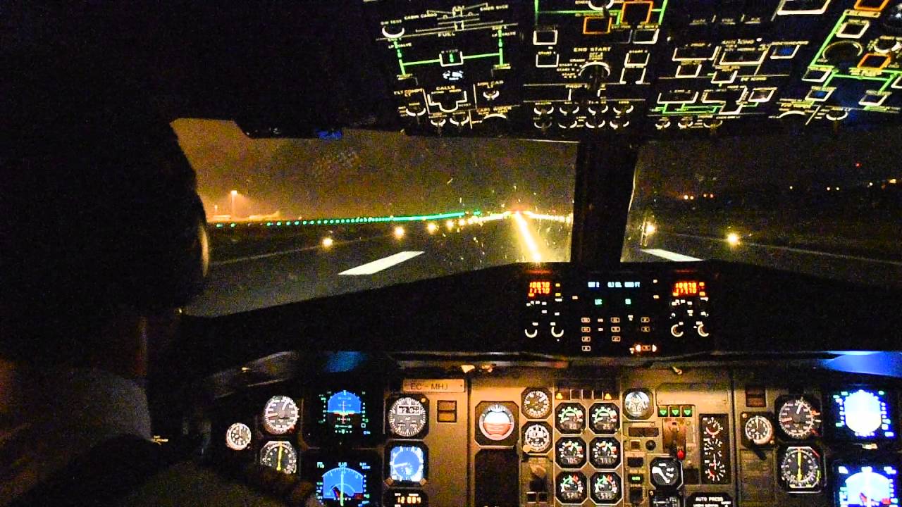 Aterrizaje RW12 de Tenerife Norte