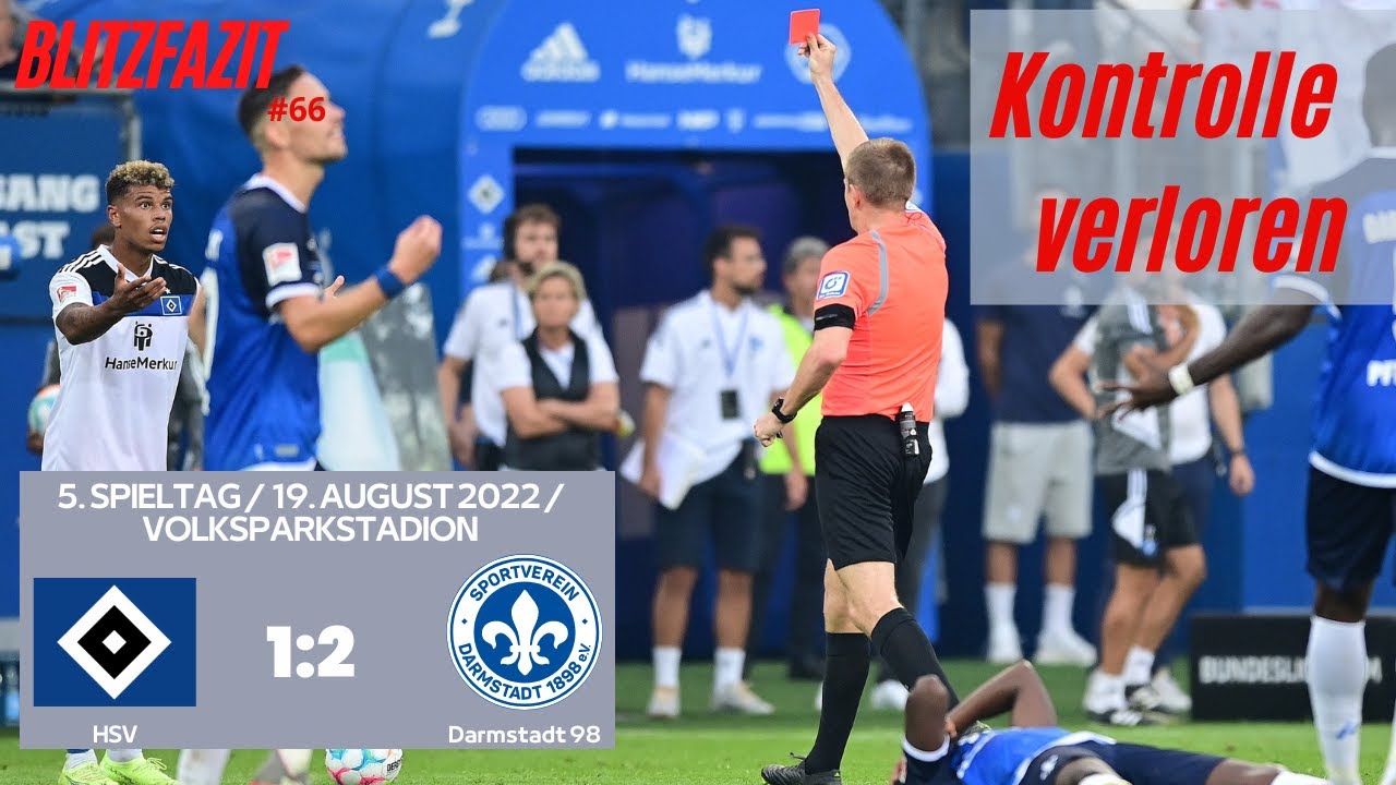 HSV verliert ein Spiel, in dem komplett die Kontrolle verloren ging Moin Volkspark!