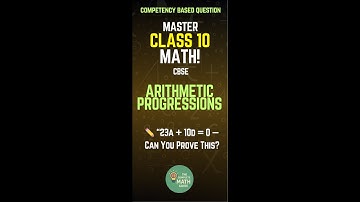 CBSE - CLASS 10 - #arithmeticprogressionclass10th  #cbse2025 #englishmedium #class10th