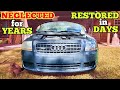 Restoring my Cheap, Beaten & Broken Auction Audi into a $5,000 Sports Car Bargain in 3 Days