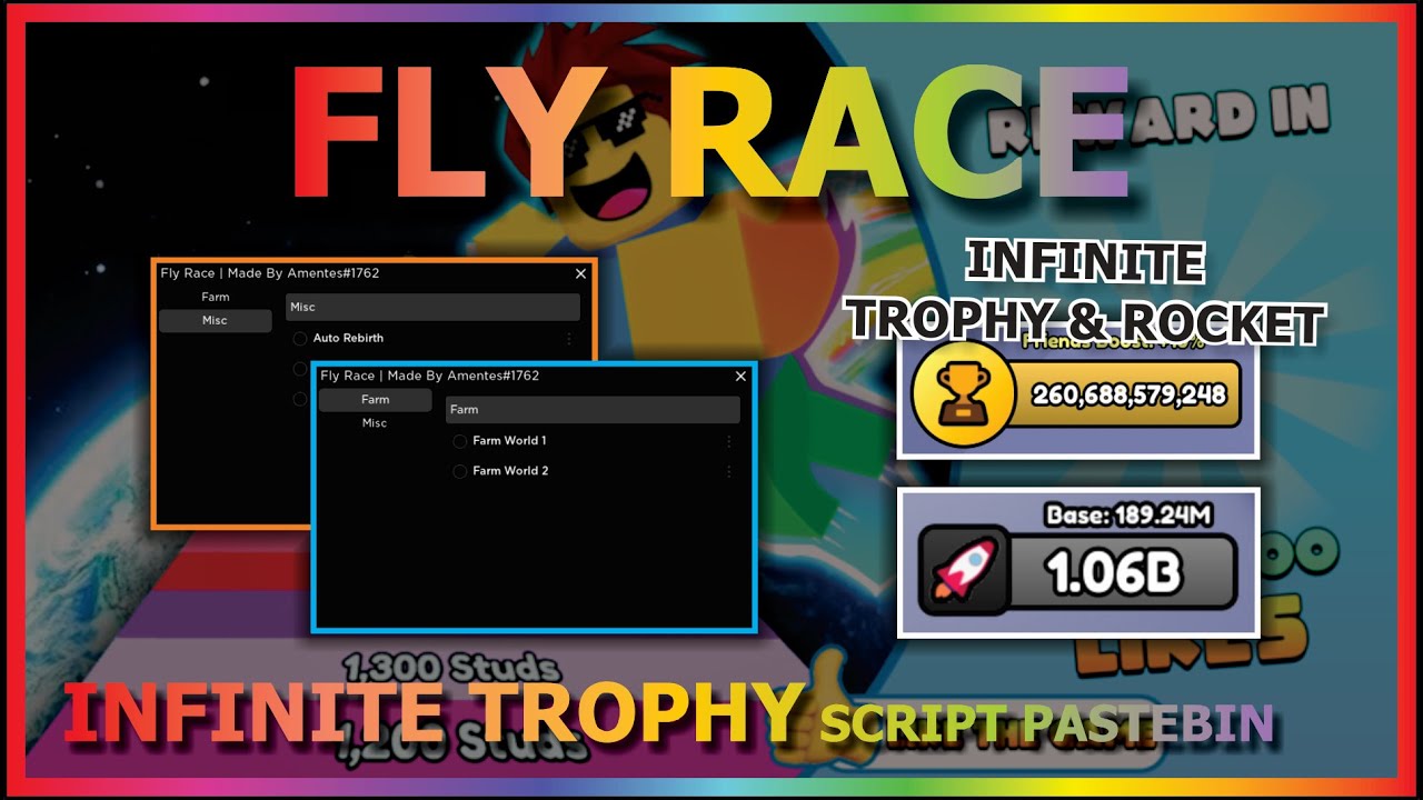 🏁 Fly Race Script – Juninho Scripts