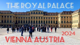 THE EXTERNAL OF ROYAL PALACE IN VIENNA AUSTRIA 27/04/2024 Tour