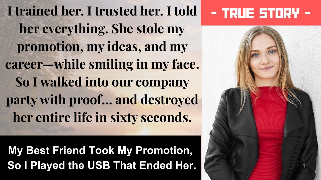 I Trained Her, Trusted Her and She Stole My Promotion… But at the Annual Party Everything Changed