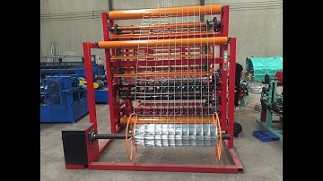 Field Fence Machine Grassland Mesh Machine Cattle Fence Machine Fully AutomaticTwist Farm Wire Mesh